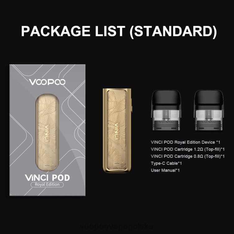 VOOPOO VINCI POD wydanie królewskie złoty Liść R8680343 | VOOPOO Vape Warszawa